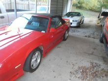 Moved up top and in the carport for the Winter or until I drop the tank back out.