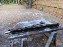 Sanded all the surface rust and painted the drive shaft