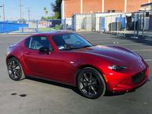 Mazda candy red look