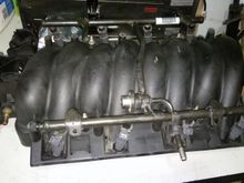 LS6 intake with cable throttlebody, fuel rails and injectors