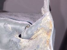 Driver side(where steel bumper bolts on)