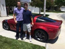 The day I sold my 2010 Corvette with her new owner!