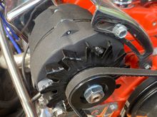 New alternator mounted.