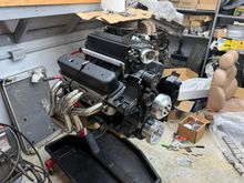 355 with Lloyd Elliot heads, custom grind cam, HSR intake with stand alone MegaSquirt system