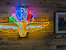 Indy 500 goes nice with the Turbo TA neon sign