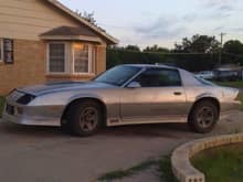 My rescue Iroc.  Sat for 3 years and now i have it running good and working on it a little at a time.