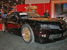 kevin morgan designs phoenix trans am concept front three quarter view