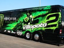 Monster bus wrap