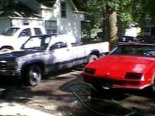 1986 camaro sc and my dakota