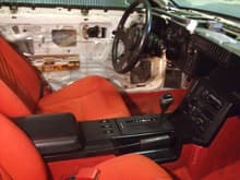 1987 iroc-z interior with new console lid and original radio