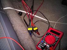 Toggle switches for the halos - one for low (red) and one for high (blue)