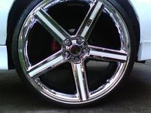 what u know bout 24s with white inserts???    Street Actions Muscle Car Club