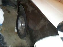 New fender. Dusty from sitting up for a about a year.