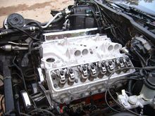 new 1.6 Stainless Roller Rocker's &amp; 355 ci engine being installed