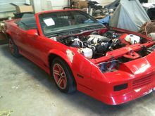 my convert 88 iroc posi car..gonna get to this one day..have the right years wheels for it now