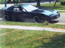 Lowered 2 inches with black centered wheels