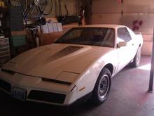 in the garage