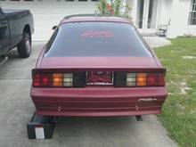 Heartbeat of America sticker on the rear window, nice touch from the last owner