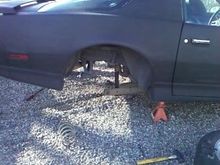 Changed out the 9 bolt 2.77 rear end