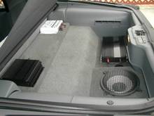 Aura Woofer,Zeus Amp, California Crossover and another Amp.