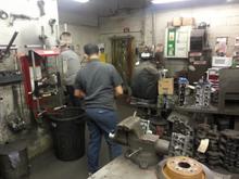 Big Don at Hasting Machine Shop hard at work