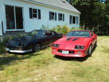 My Iroc and my coupe when I first brought it home