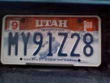 My Awesome license plate