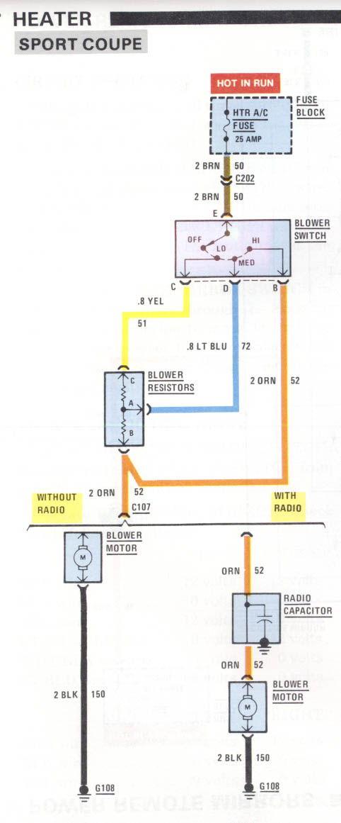 Wiring Diagram For Ac Blower Motor