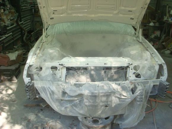 Bumper cover back off.
