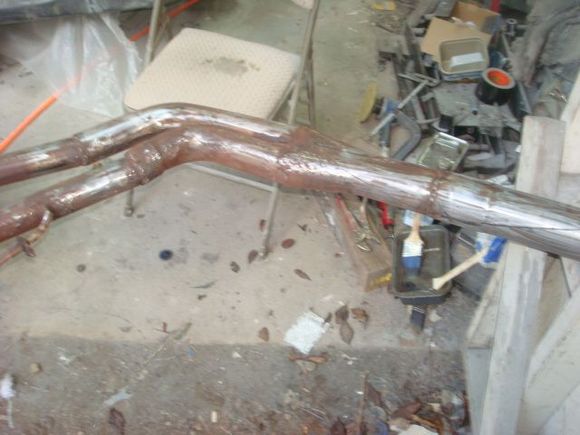 Treated it with acid and then some grinding.