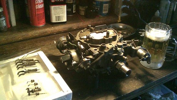 Tuning the old school way...  no computers were harmed during the setup and calibration of this car.