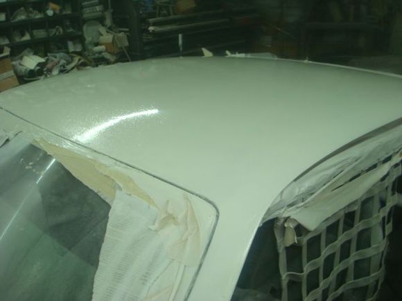 Driver side with the shop lights on.