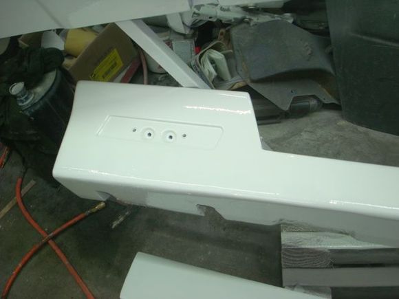 Driver front, no more missing chunk here either. For never working with fiberglass before I'm happy with how it came out.