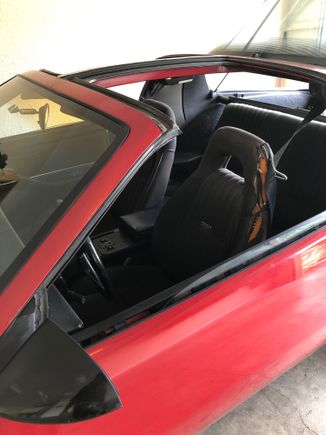 only flaw of the car. the slighly ripped driver seat.