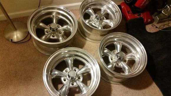 I found these eagle alloys on craigslist and grabbed them for $100.