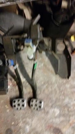 Clutch and brake pedals will have to get the gas pedal still also got the clutch master cyl brake booster and brake master cyl