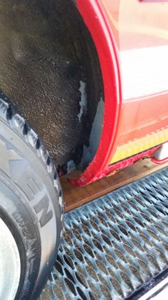 rear wheel wells