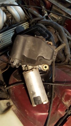 windshield washer pump and motor