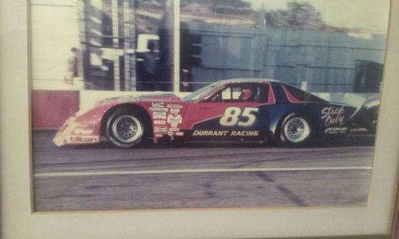 Kenny Sapper of Speedway Engineering in his sportsman car at Saugus Speedway