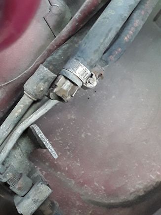 fuel tank vent valve is broken off but I dont think its related. I plugged it and it didnt change anything