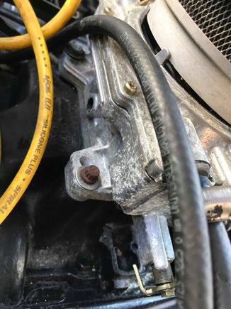 This black hole is where the plug is missing