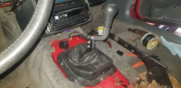 Used some self-tappers to attach the boot as well, which I'm not stoked about, but it'll do since I couldn't find a factory lower boot plate.
