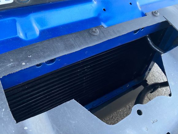 My heat exchanger would normally be installed here.