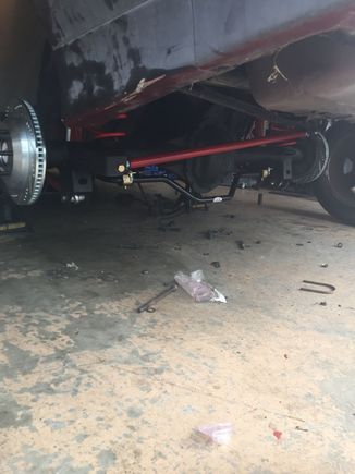 Got the rear suspension all set up