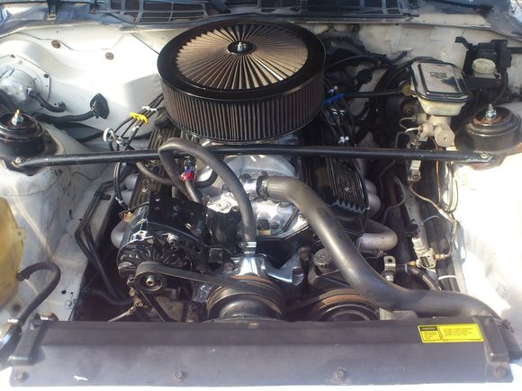 slowly ironing out the filth and wiring,hoses etc...put the black valve covers on