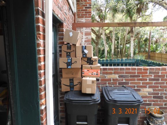 In fact this is only 75% of the boxes that came in the last 2 days!  I am an engineer, but I have become a purchasing agent.