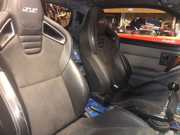 Just getting started on my Recaro seat install. These are going to be challenging with the DSE SFC’s. 