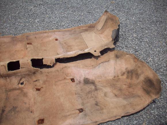 Old carpets look terrible.