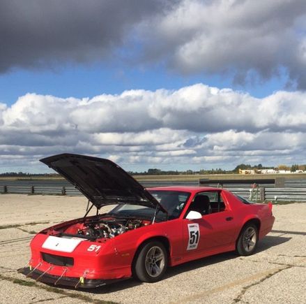 at the track with splitter and wing for the first time