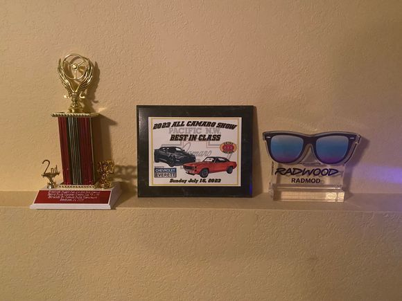 A pretty successful show season. 5 shows, 3 awards.